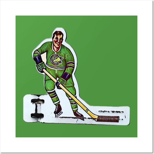 Coleco Table Hockey Players - California Golden Seals Wall Art by mafmove